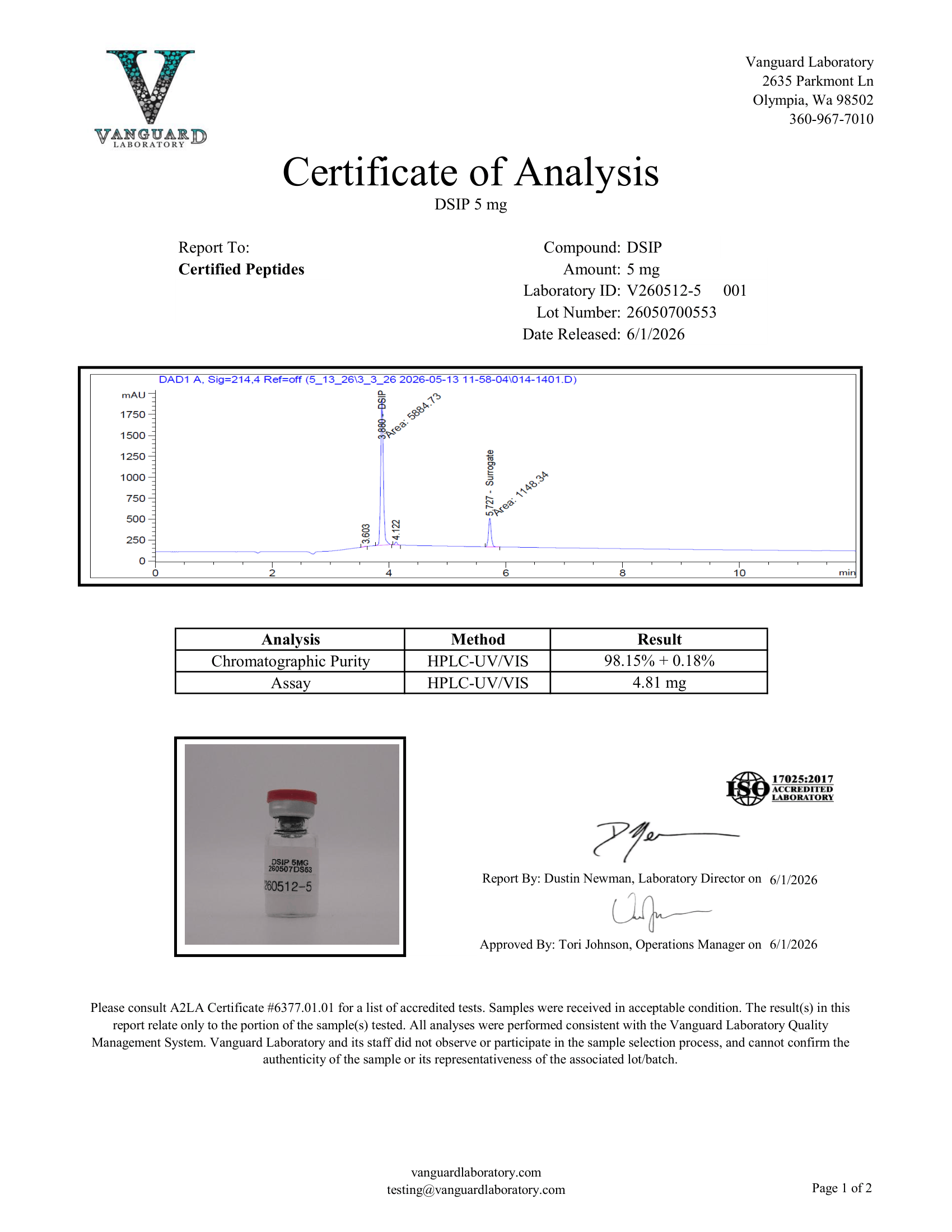 DSIP 5MG - Image 3