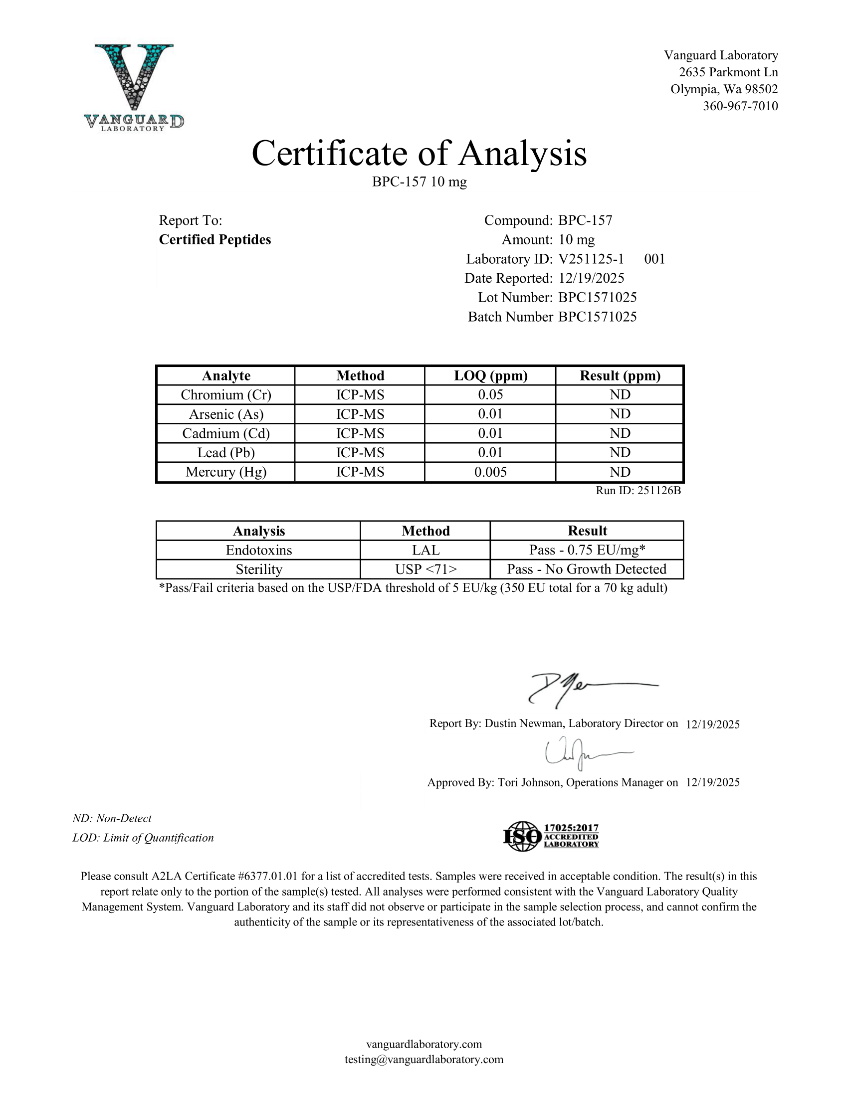 BPC 157 10 MG - Image 3