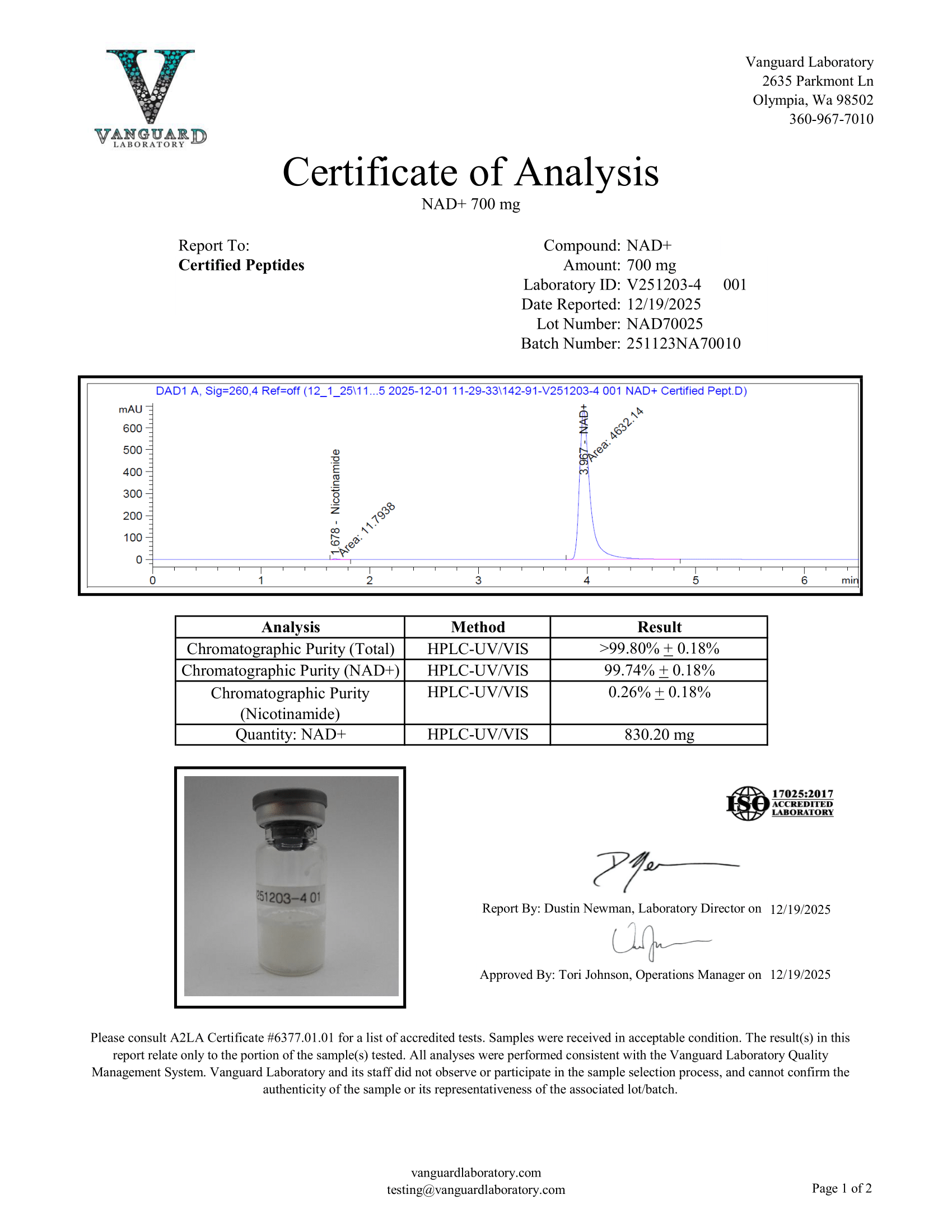 NAD+ 500MG - Image 2